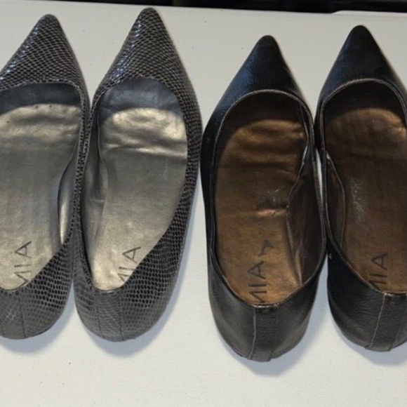 Share MIA Pointed Toe Stylish Flats Genuine Leather for Women Size 9.5/10 SET - Picture 12 of 16